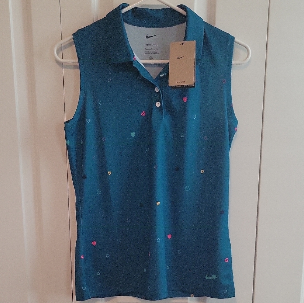 Nike Women's DRI-Fit Golf Sleeveless Top with Accents